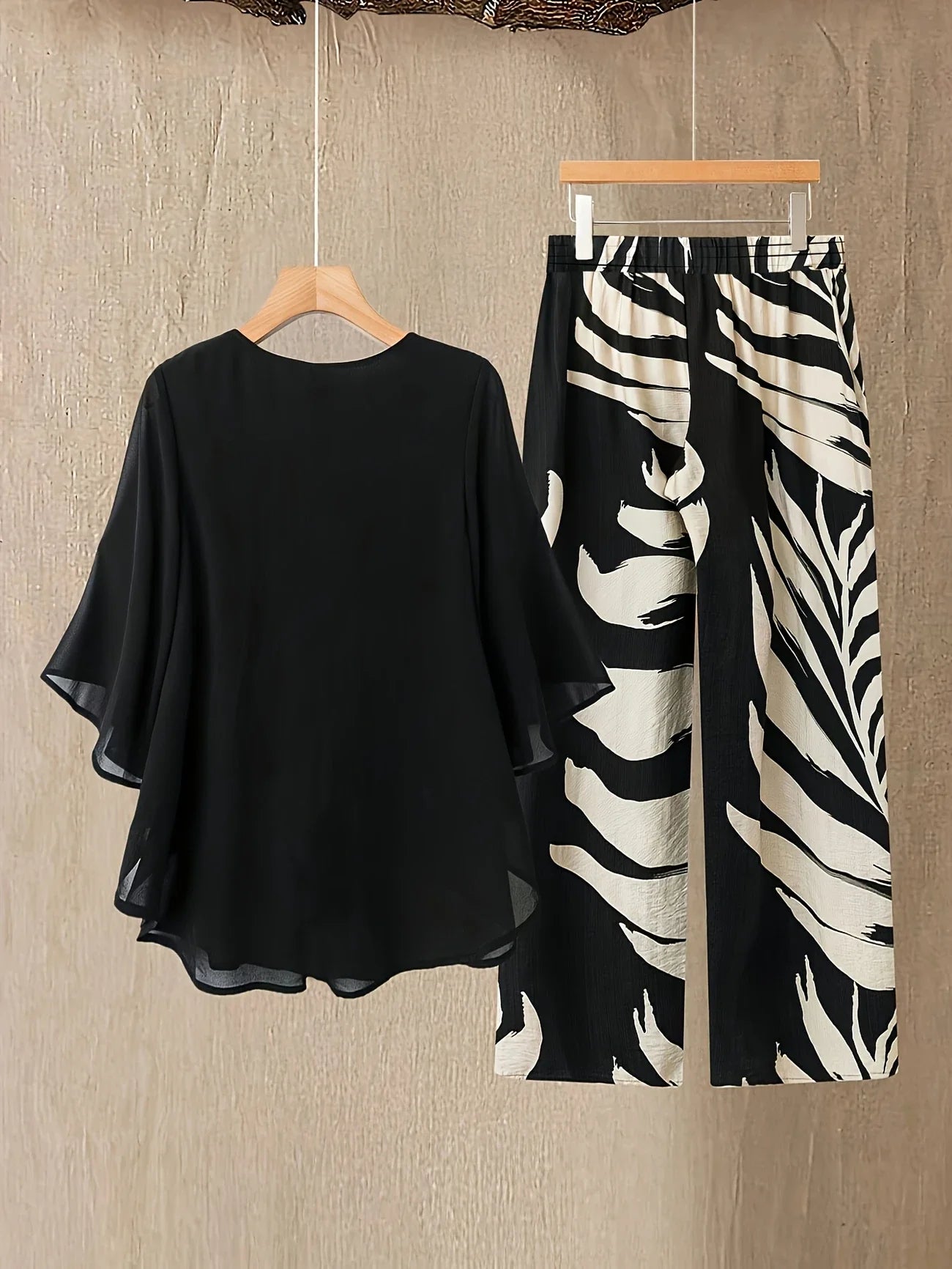 Comfort Chic: Plus-Size Shirt & Pants Set