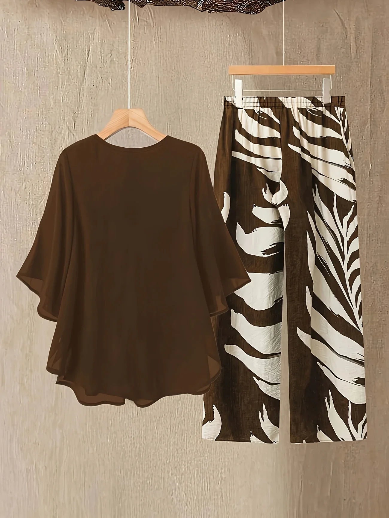 Comfort Chic: Plus-Size Shirt & Pants Set