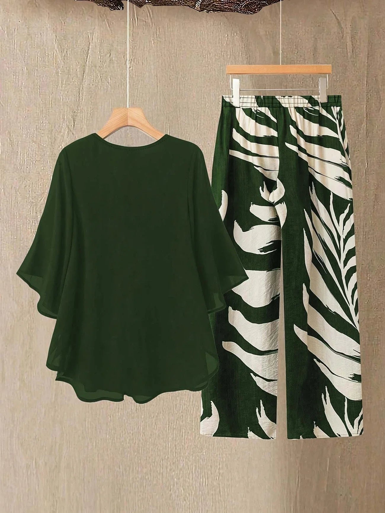 Comfort Chic: Plus-Size Shirt & Pants Set