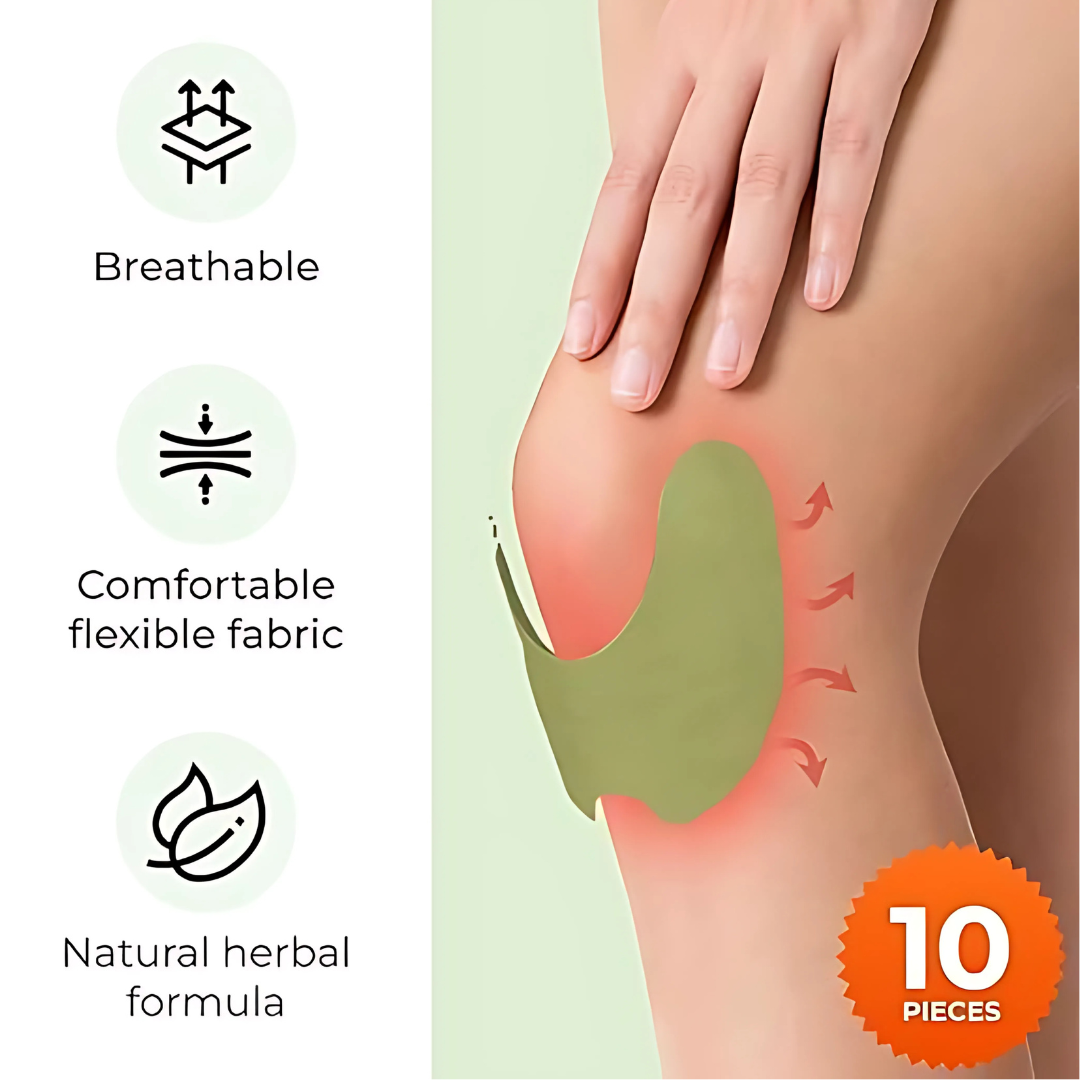 Knee Pain Relief Patches - Pack of 10